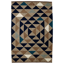 west elm Framed Triangles Wool Kilim Rug